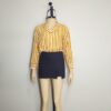 Blusa mostaza rayas M