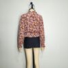 Blusa vino floreada M - Imagen 2