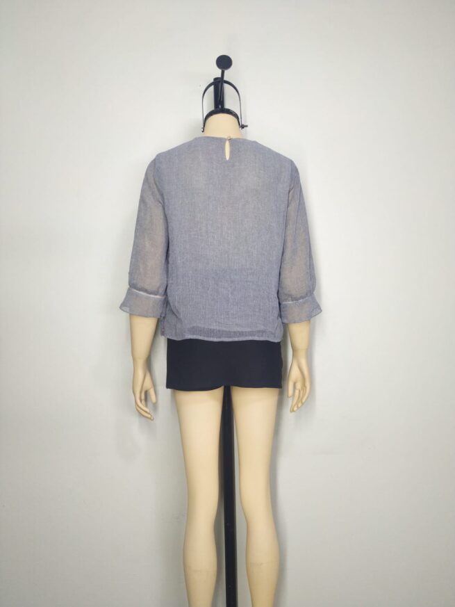 Blusa gris M - Imagen 2