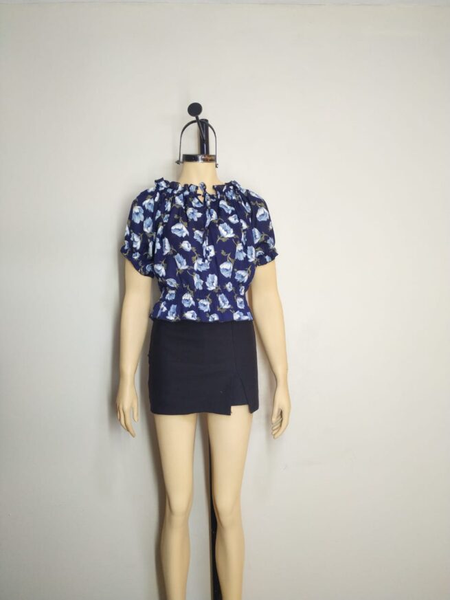 Blusa azul M - Imagen 3
