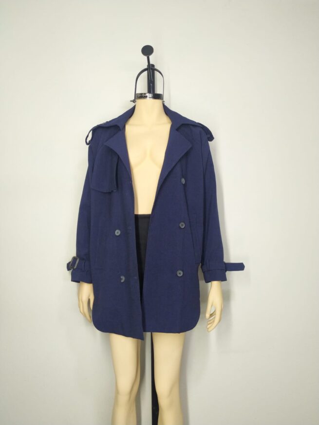 Gabardina azul ML