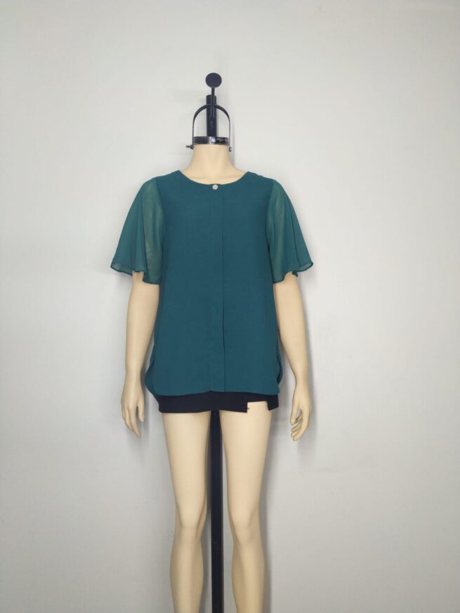 Blusa verde M - Imagen 3