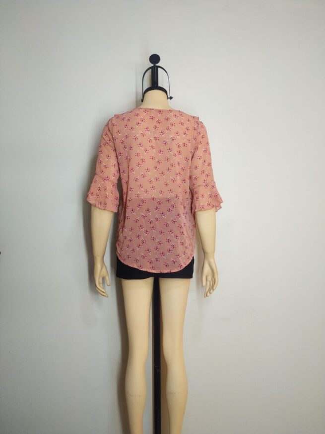 Blusa gasa rosa  SM - Imagen 2