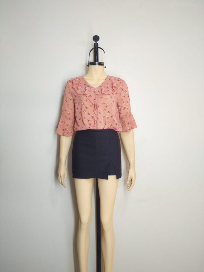 Blusa gasa rosa  SM