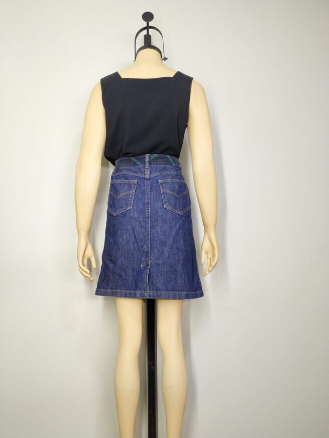 Falda denim azul SM - Imagen 2