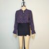 Blusa azul floreado ML