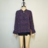Blusa azul floreado ML - Imagen 3
