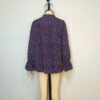 Blusa azul floreado ML - Imagen 2