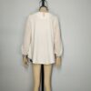 Blusa crema brillos L - Imagen 2