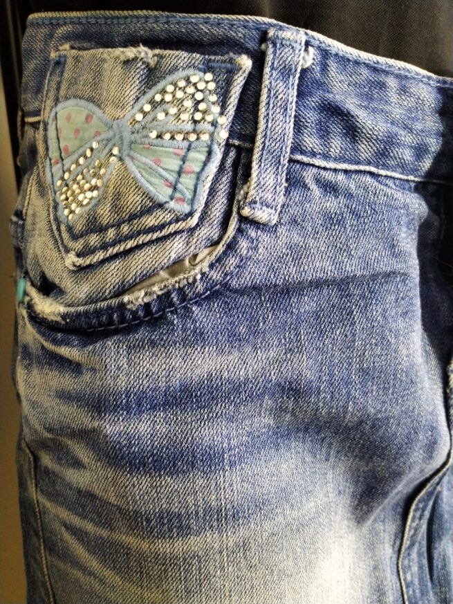 Falda denim lazo S - Imagen 5
