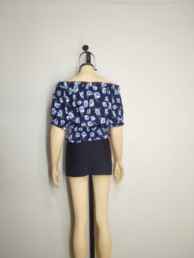 Blusa azul M - Imagen 2