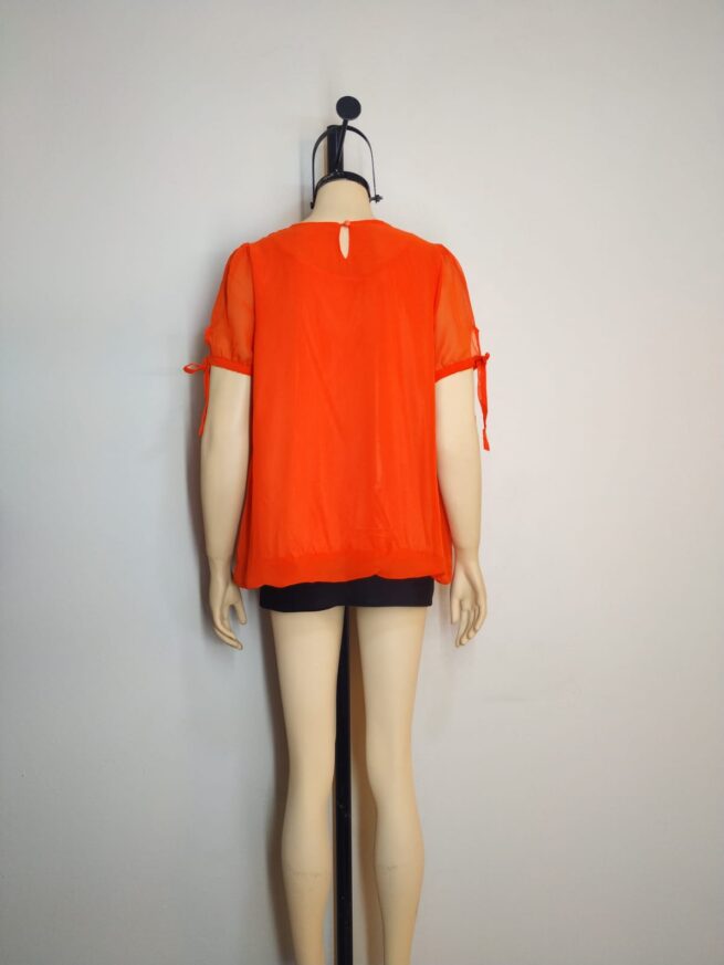 Blusa naranja L - Imagen 2