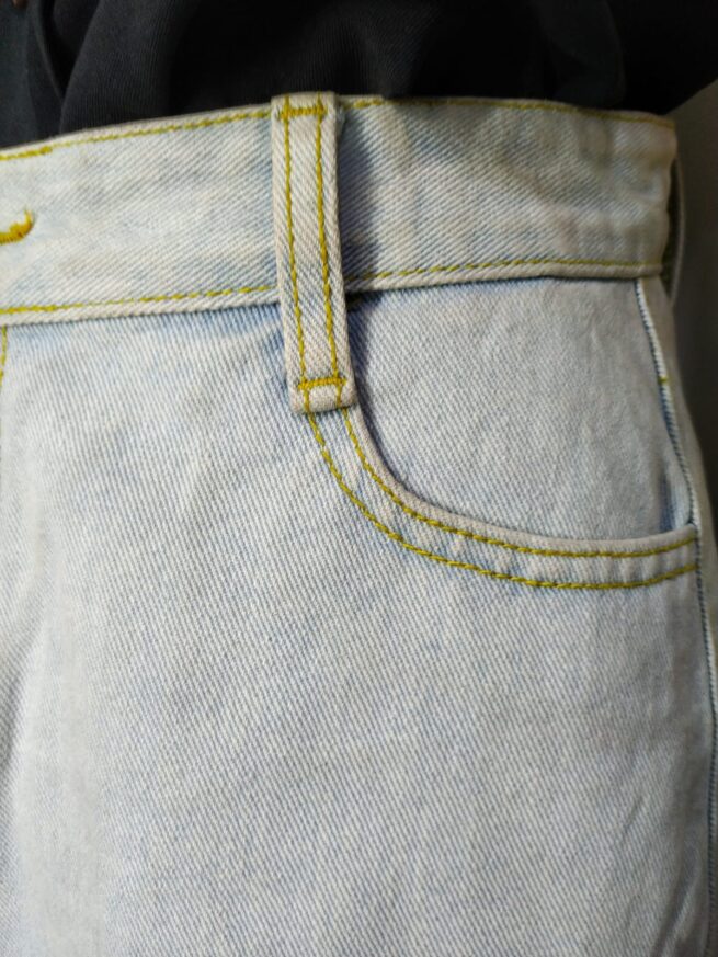 Falda denim celeste M - Imagen 3