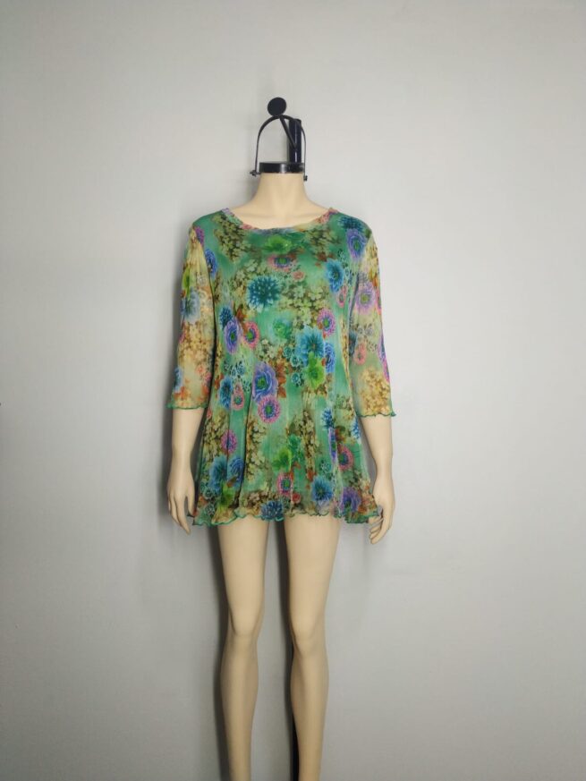 Polivestido mesh verde ML