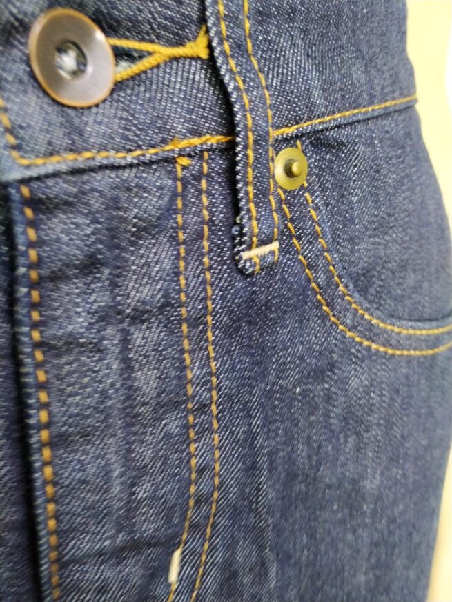 Falda denim azul M - Imagen 3