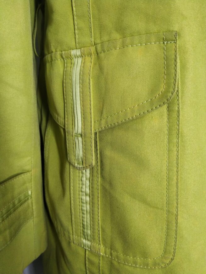 Gabardina verde M - Imagen 4