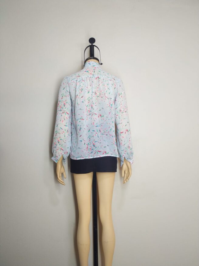 Blusa gasa celeste M - Imagen 2