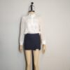 Blusa blanca gasa ML