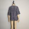 Blusa blanco negro rayas L - Imagen 2