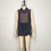 Blusa gasa negra M - Imagen 3