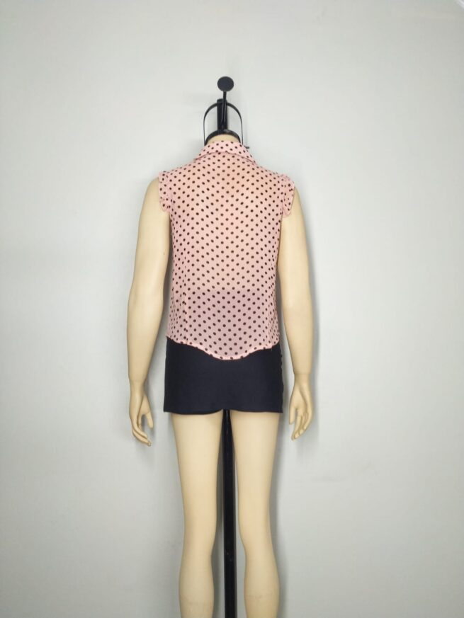 Blusa rosa puntos S - Imagen 2