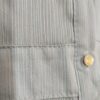 Blusa satín  corrugado gris S - Imagen 4