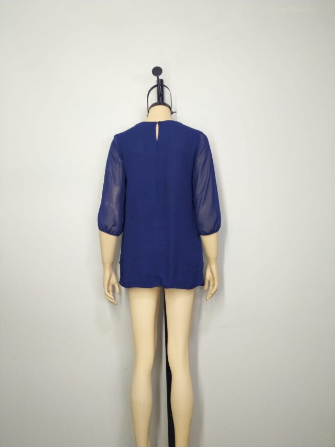 Blusa azul M - Imagen 2