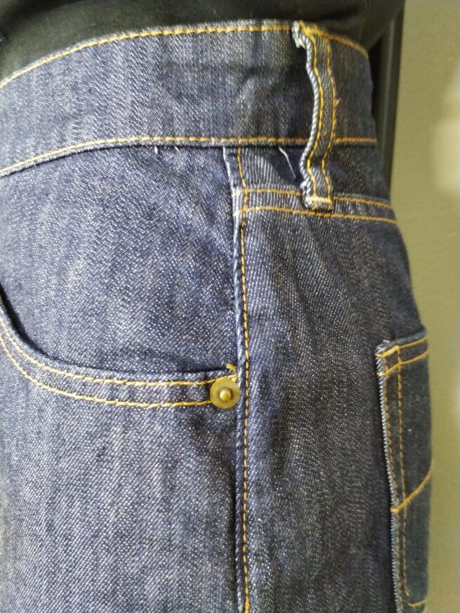 Falda denim azul M - Imagen 4