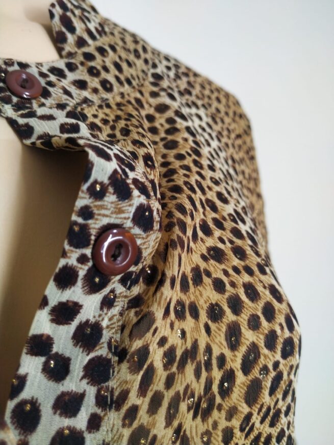 Blusa animal print ML - Imagen 4