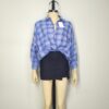 Camisa Cuadros acero oversize M - Imagen 3