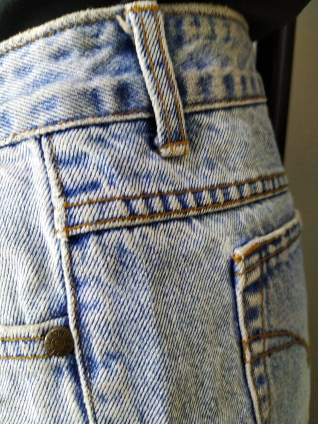 Falda denim celeste L - Imagen 3