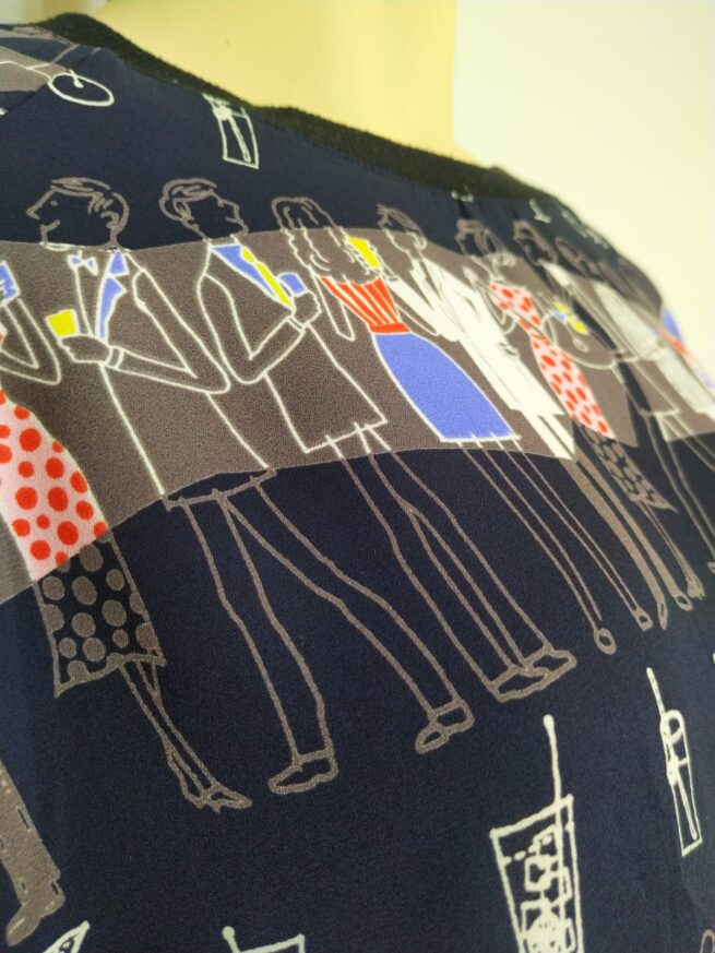 Blusa azul ML - Imagen 4