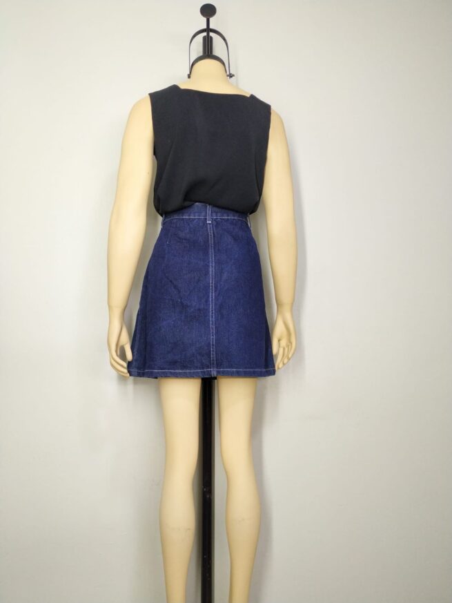 Falda denim azul SM - Imagen 2