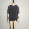 Blusa gasa negra ML - Imagen 3
