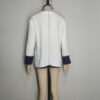 Blusa blanca linea azul M - Imagen 2