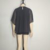 Blusa gasa negra ML - Imagen 2