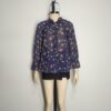 Blusa gasa azul M - Imagen 3