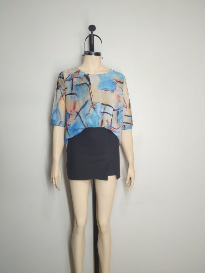 Blusa celeste M