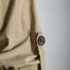 Gabardina delgada olivo oversize M - Imagen 5