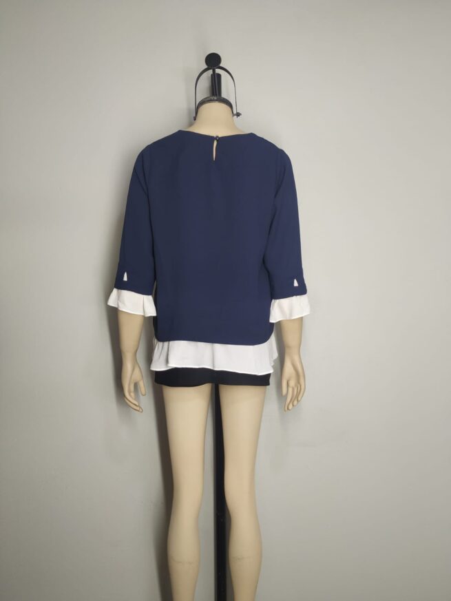 Blusa azul M - Imagen 2