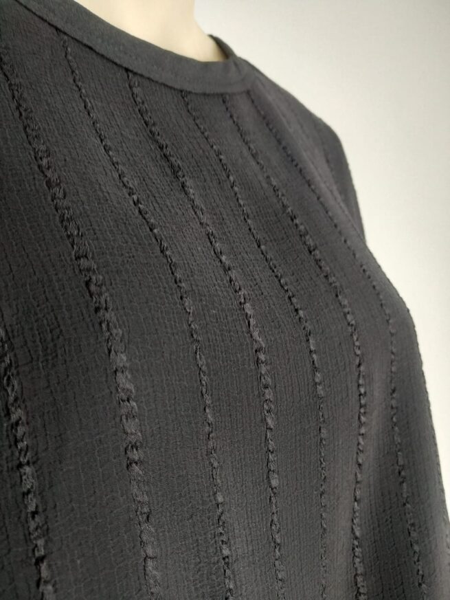 Blusa gasa negra ML - Imagen 4