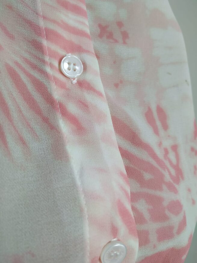 Blusa gasa rosa ML - Imagen 5