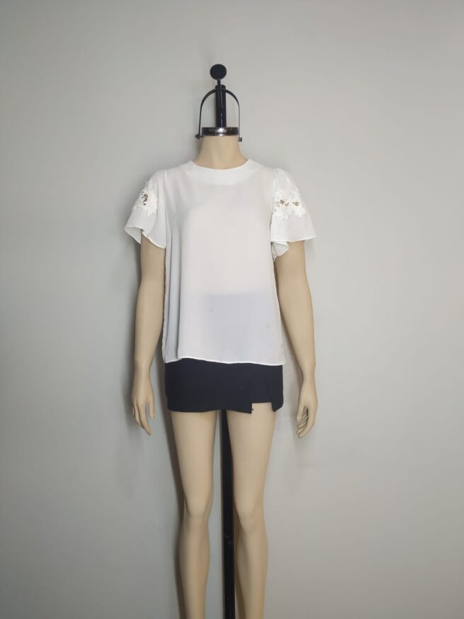 Blusa blanca M - Imagen 3