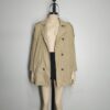 Gabardina delgada olivo oversize M - Imagen 3