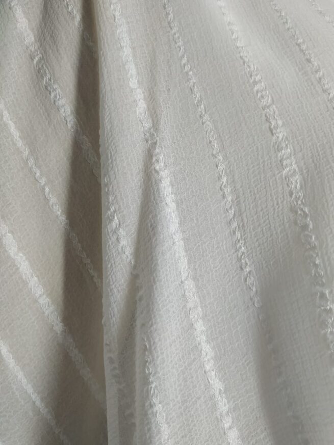 Blusa gasa blanca ML - Imagen 4