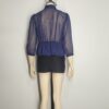 Blusa gasa azul S - Imagen 2
