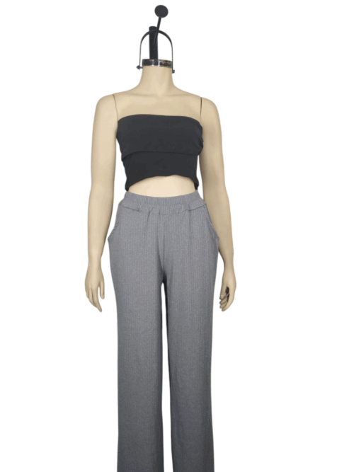 Palazo algodón gris ML