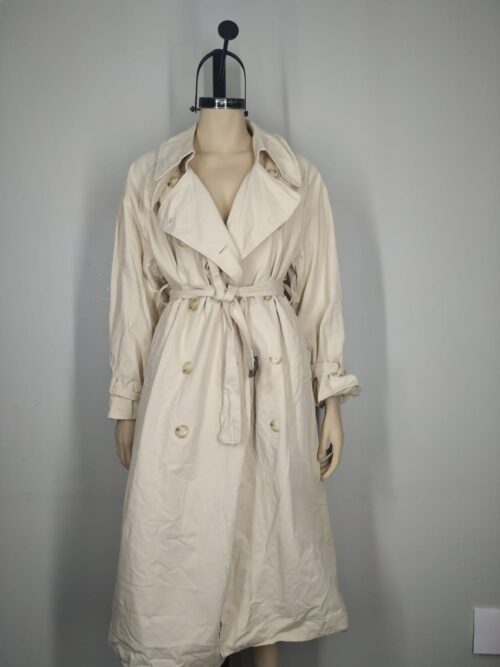 Gabardina beige L oversize