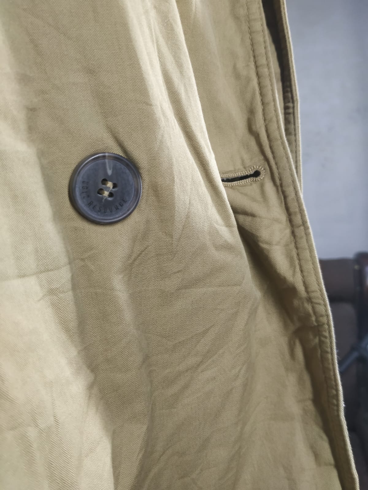 Gabardina caqui M - Imagen 4