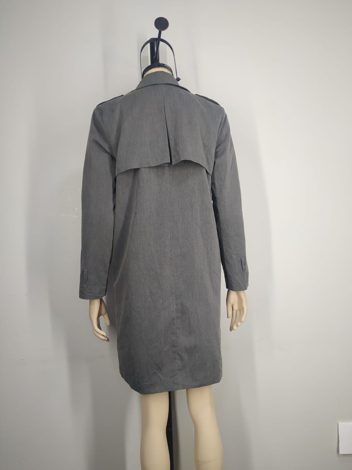 Gabardina gris M - Imagen 2